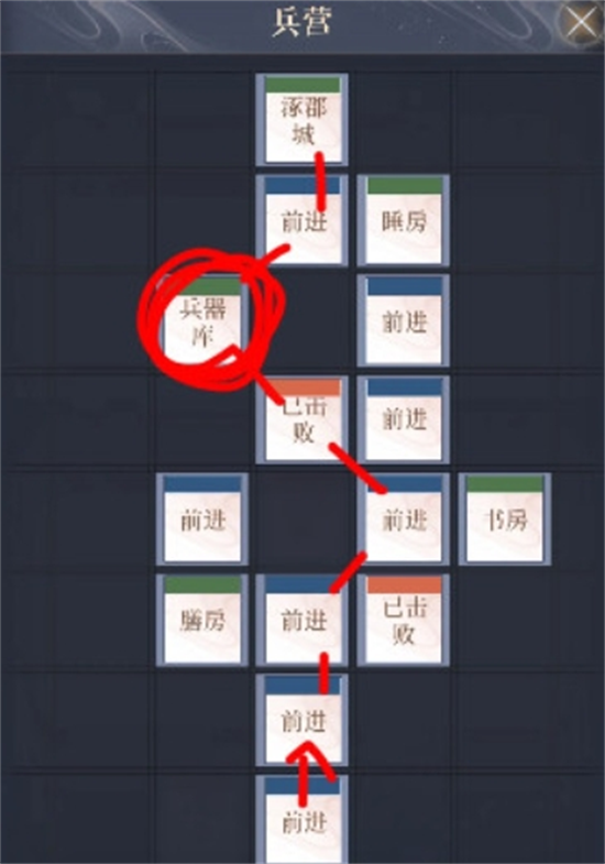 如鸢涿郡据点重建路线图图四 如鸢涿郡据点重建路线图图四