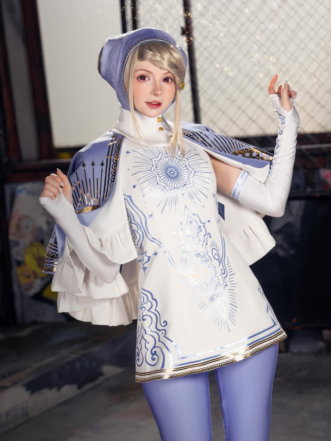 艾什莉体模PeachMilky cos《街头霸王6》英格丽德