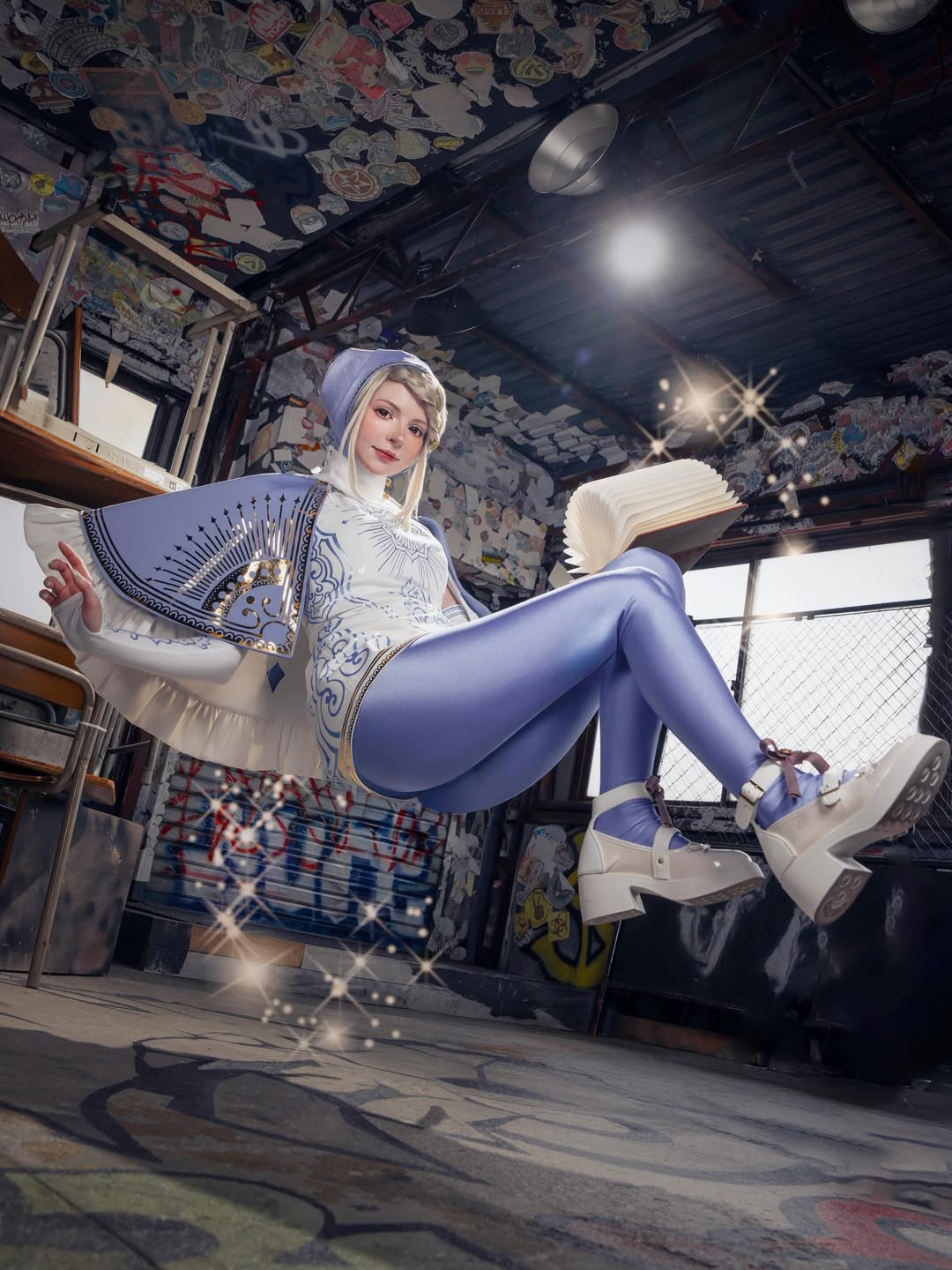 艾什莉体模PeachMilky cos《街头霸王6》英格丽德