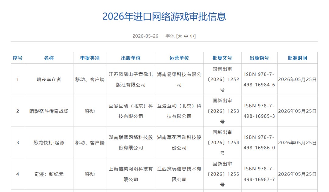 网易《诡影藏锋》过审 定位为中式志怪搜打撤游戏