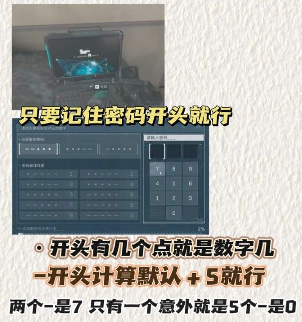 三角洲行动笔记本密码计算方法图二 三角洲行动笔记本密码计算方法图二