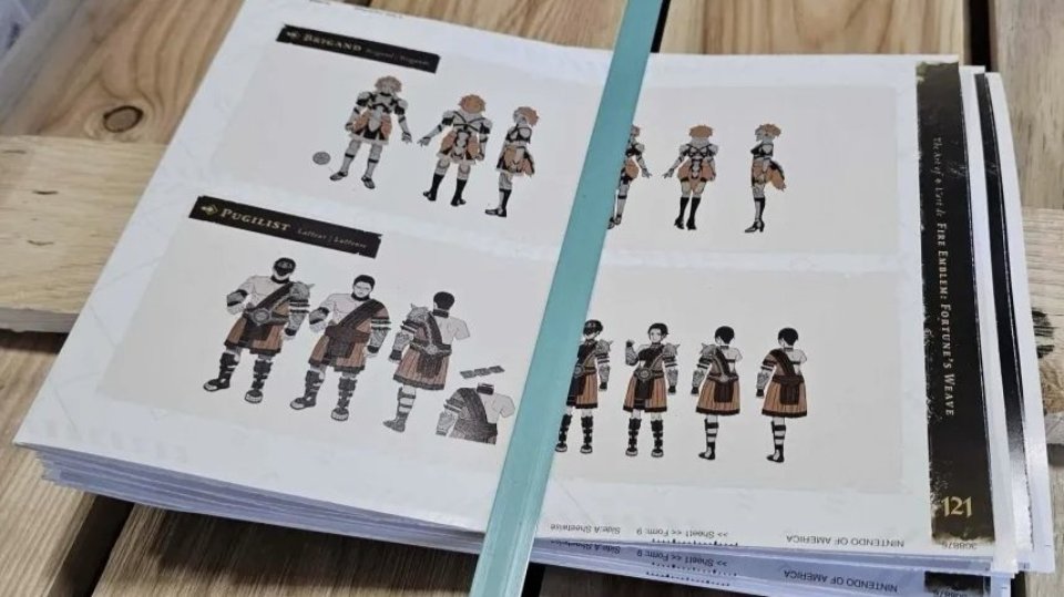 《火焰纹章：万缕千丝》艺术设定集泄露 全新格斗职业取消性别限制