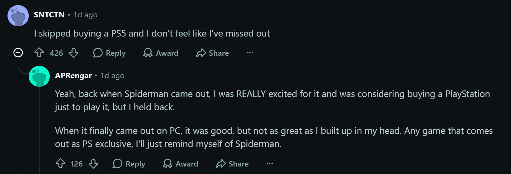 索尼第一方游戏不登陆PC?PC玩家表示不在乎
