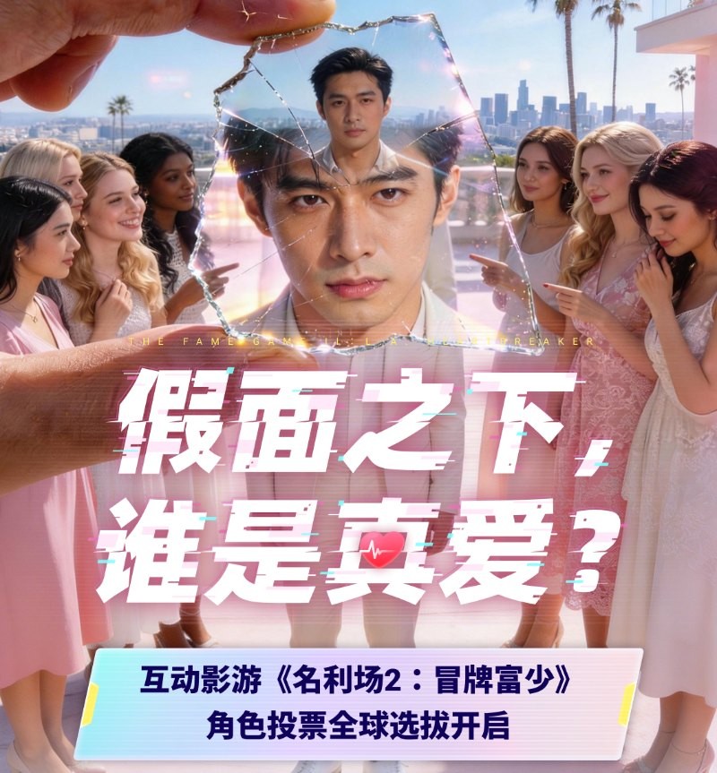 《名利场2》投票网站已开放！全球首个“玩家决定谁是主演”的互动影游引爆全网  