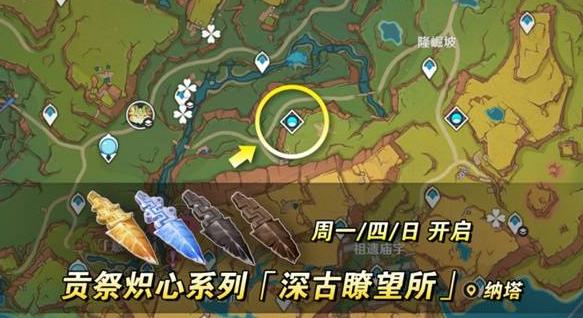 贡祭炽心系列刷新位置