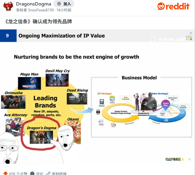 卡普空将《龙信》标记为领先品牌 玩家期待度大涨