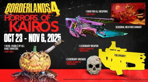  《无主之地4》限免活动开启！全新装扮和武器