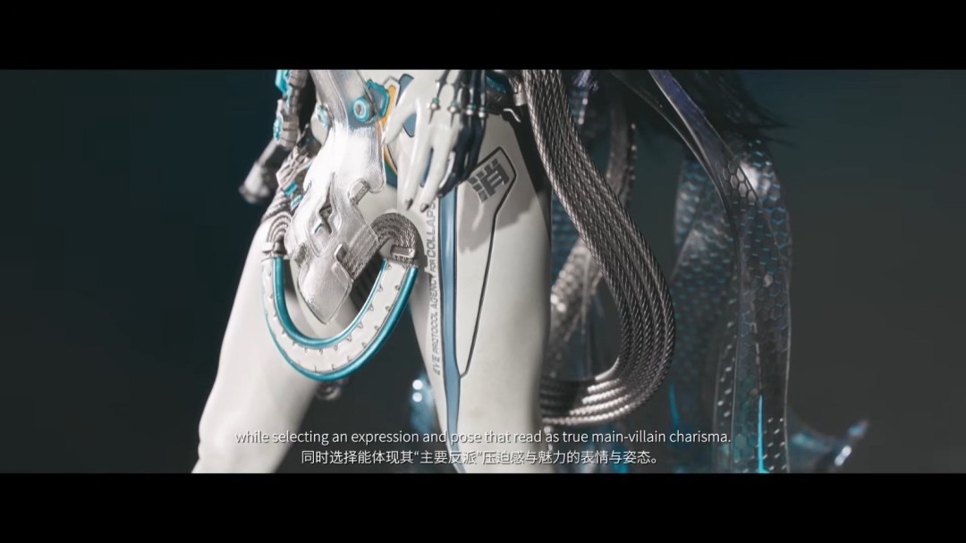 JND《剑星》渡鸦和莉莉1/3超写实雕像展示视频公布 皮肤质感逼近真人
