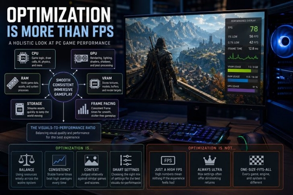 别信FPS！PC游戏优化真相大揭秘：拒绝无脑全高  