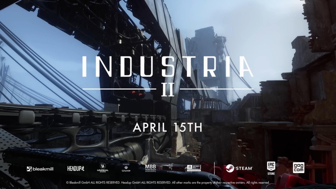 科幻FPS游戏《Industria 2》新预告 4月15日发售