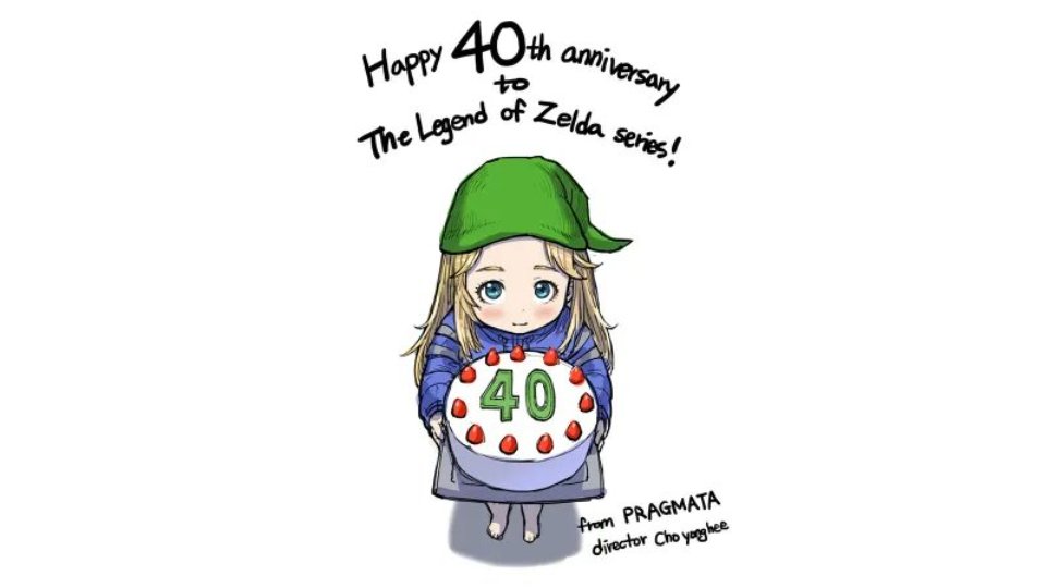 《识质存在》总监手绘贺图庆祝《塞尔达传说》40周年  