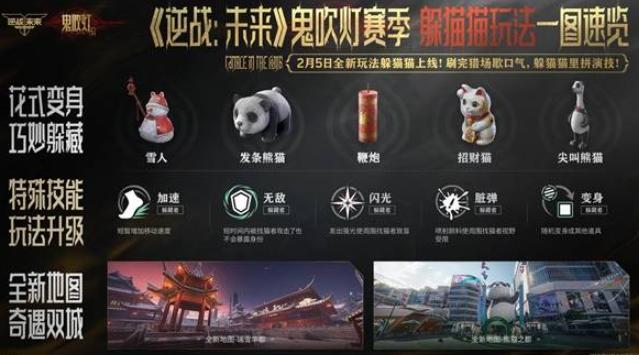 2026逆战未来瑞雪华都与熊猫之都双地图布局与伪装点位对比图