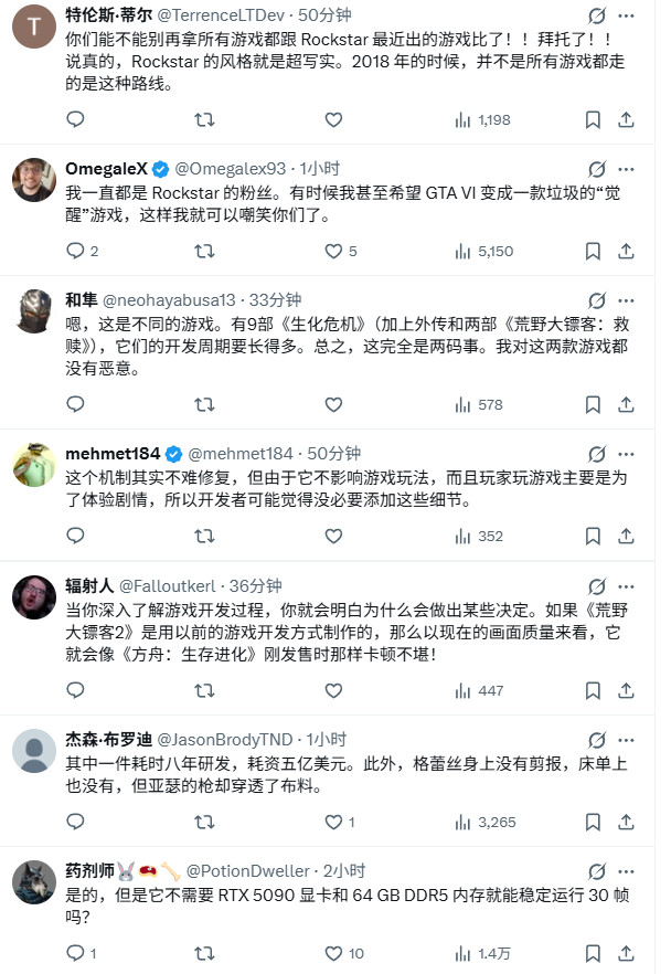 谁更夯？《生化危机9》和《荒野大镖客2》头顶掀布料对比