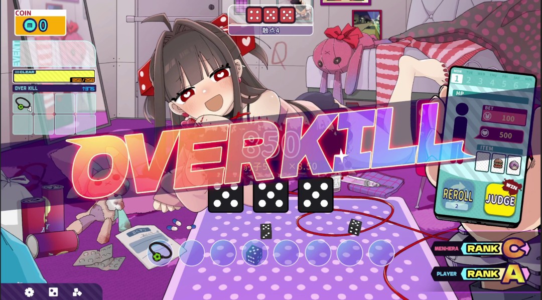 病娇x肉鸽x骰子--《血色郁娇游戏》已于2月18日上线Steam！